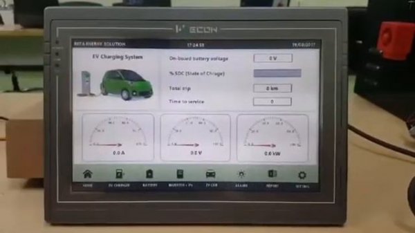 Wecon HMI&PLC used on Smart Home Monitoring System