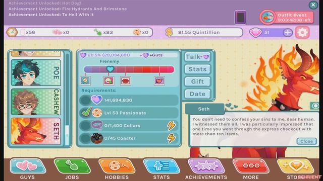 Hawt Diggity Dog! Let's Play Blush Blush Seth