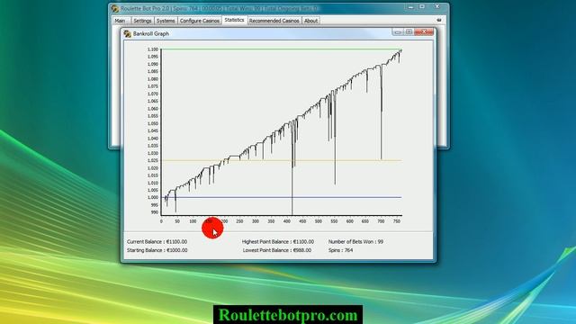 Roulette Bot Pro 2 - Statistics Tab Overview смотреть онлайн