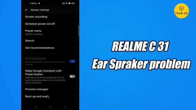REALME C31 Ear Calling Spraker problem || Front Speaker not working #TeamSS смотреть онлайн