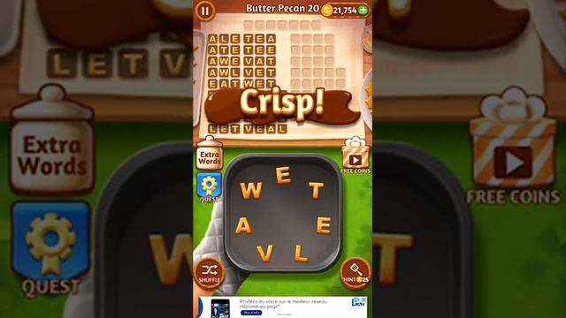 Word Cookies Butter Pecan 20 | Word Cookies Answers смотреть онлайн