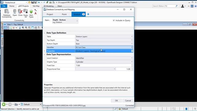 OpenRoads Designer Review 3D Borehole and Stratum Surface смотреть онлайн