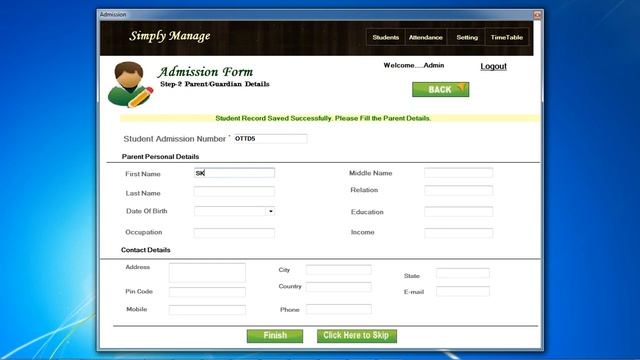 Student Admission System of School ERP for windows application(offline) in C#. смотреть онлайн