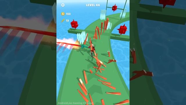 SHARP SLASH ALL LEVELS GAMEPLAY ANDROID,IOS (LEVELS 43-45) смотреть онлайн