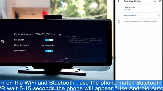داش كام امامي وخلفي 4K مع شاشة ١٠ بوصة تدعم ابل كار بلاي واندرويد اوتو смотреть онлайн