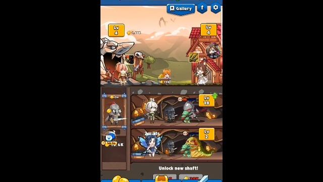 Princess & Goblin - Idle Miner Waifu Clicker - Android Gameplay смотреть онлайн
