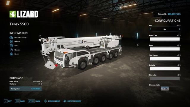FS22 Terex Explorer 5500/AC 130-5 Ready!