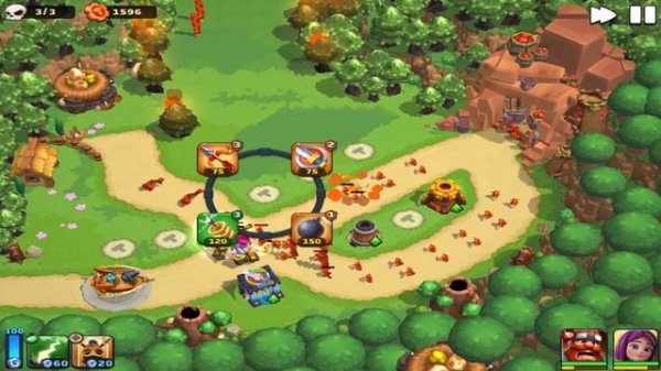 Wild Sky TD - Gameplay Walkthrough Tutorial Part #1 (iOS, Android)