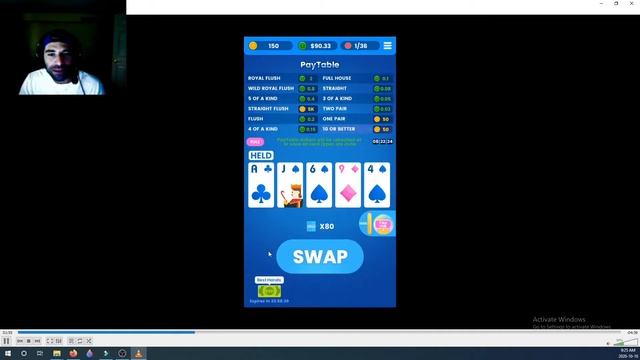 Lucky Spade App. POKER GAME WITH PAYPAL and Rewards. REAL OR FAKE? смотреть онлайн