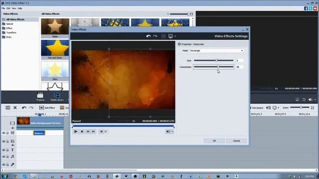 AVS Video Editor Tutorial Video Effects: Watercolor смотреть онлайн