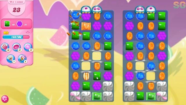 Candy Crush Saga Level 2000 (No Boosters) смотреть онлайн