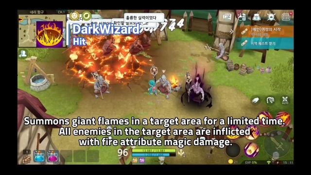 Dark Wizard Luna Fantasia Mobile [All Skills Preview] смотреть онлайн