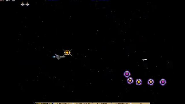 Gradius 4 Fukkatsu - Arcade - MAME 0.197 смотреть онлайн