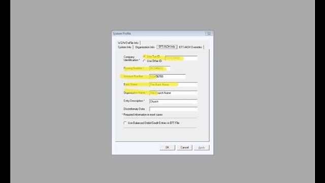 Church Windows Software - Payroll: Direct Deposit Setup смотреть онлайн