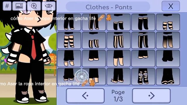 cómo Aser la ropa interior en gacha life😁😪 смотреть онлайн