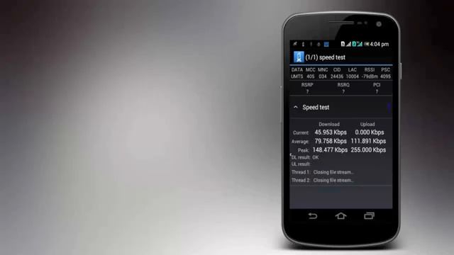 RantCell Test on 2G/3G/4G/CDMA Android app demonstration video смотреть онлайн
