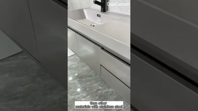 How to divide stainless steel kitchen and bathroom cabinet material by Casa Custom смотреть онлайн