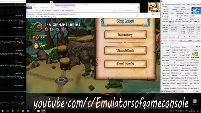 CEMU 1.9.1 Wii U Emulator - Donkey Kong Country: Tropical Freeze (2014). Ingame #21 смотреть онлайн