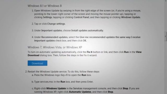 Fix windows update error code 80072EE2 смотреть онлайн