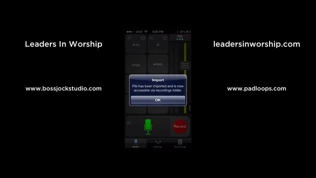 Using Worship Pad Loops with BossJock Studio смотреть онлайн