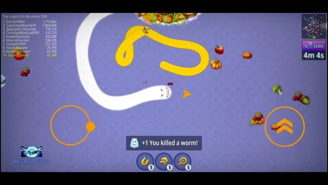 Worms Zone Mod Apk v1.9.4 | Unlimited Coins | All Skins Unlocked смотреть онлайн