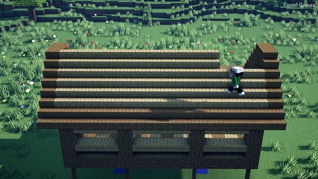 Дубовый дом на сваях