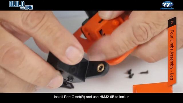TTRobotix RoboHero(Build Your Own)02 Four Limbs Assembly смотреть онлайн