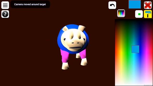 3D Designer - 3D Modeling Android App: Tutorial on Painting a Rhino смотреть онлайн