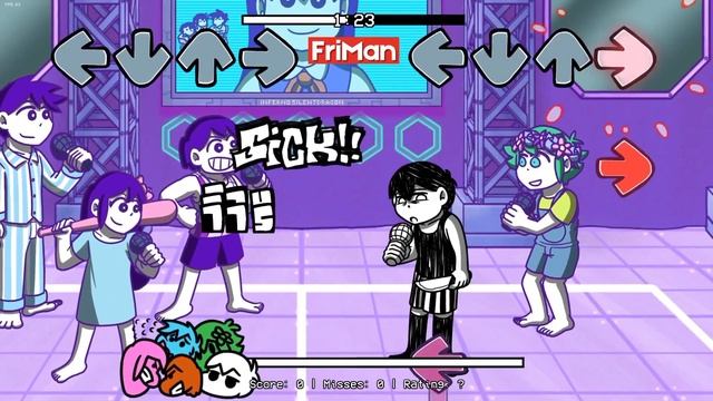 FNF: Omori Friend Battle / FNF Vs OMORI смотреть онлайн