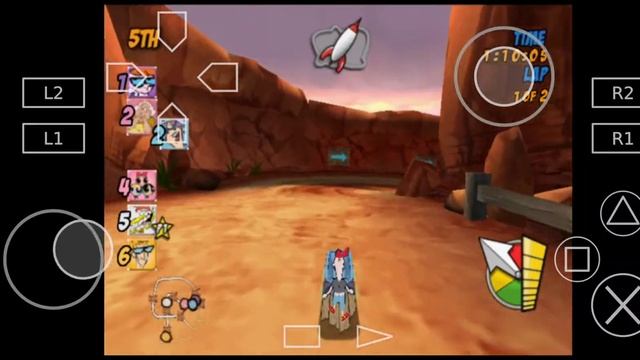 Cartoon Network Racing | Aethersx2 PS2 Emulator | Android Snapdragon 765G | Gameplay смотреть онлайн