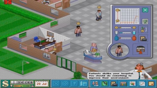 Theme Hospital - Aprendendo a Jogar (Parte 01) смотреть онлайн