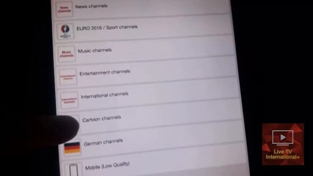 Live tv online channels for Android devices EURO 2016 смотреть онлайн