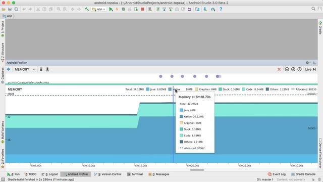 Android Studio 3.0 Android 分析器 смотреть онлайн