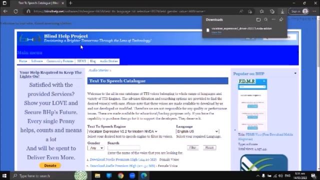 DOWNLOAD VOICE OVER TTS FOR NVDA FOR FREE - BLIND HELP PROJECT - COMPLETE GUIDE смотреть онлайн