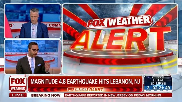 Magnitude 4.8 Earthquake Shakes Northeast, Including NYC, Friday Morning смотреть онлайн