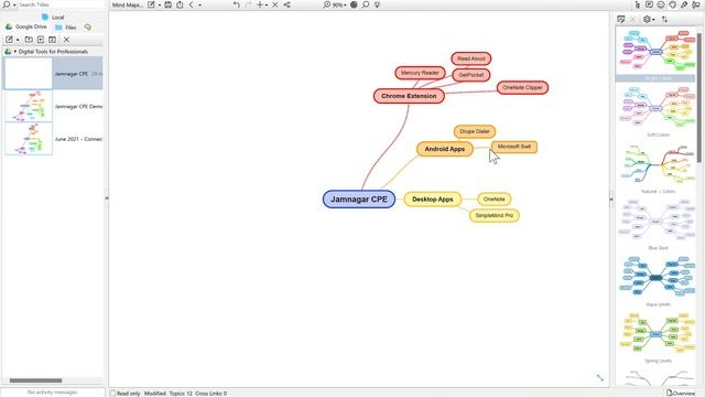 SimpleMind Pro - How to Start Using - Step 1 of Basic Steps смотреть онлайн
