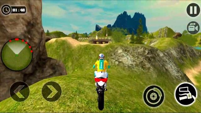 Dirtbike Survival Jump - Uphill Wood Racing Bike - #64 Android GamePlay On PC смотреть онлайн