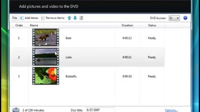 Burn a DVD Video disc with Windows DVD Maker смотреть онлайн