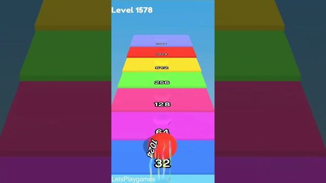 Ball Run 2048 Real Merge ! All Levels Gameplay (1573-1584) android,ios смотреть онлайн