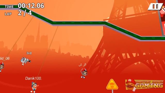 Annoying Orange plays - Rope Racers: Hot Lava Party! смотреть онлайн