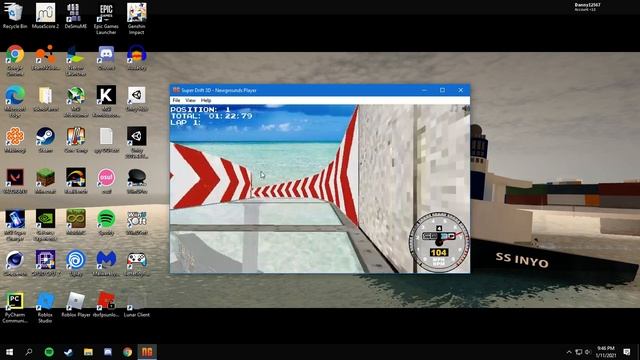 Super Drift 3D - All Stages Easy in 5:14:30 (Former WR) смотреть онлайн