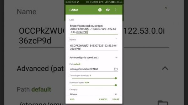 How to download video using ADM.
