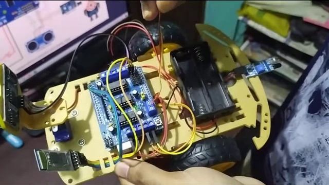 2 Wheel Voice Control with Obstacle Avoidance Arduino Robot Car || Android App Controlled смотреть онлайн