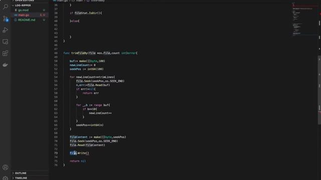 Screencasting a golang project with commentary. смотреть онлайн