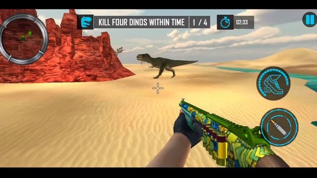 Real Dino Hunter Fps Shooter Android ios Gameplay - Dinosaur game - Dinosaur Planet Gaming #12 смотреть онлайн
