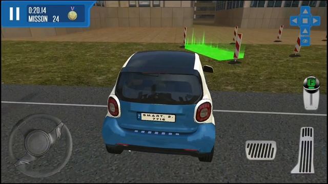 City Roof Smart Car Driving Simulator #3 - Android Gameplay смотреть онлайн