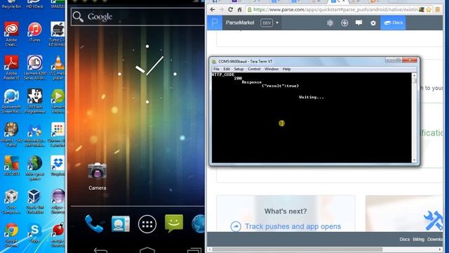 Failed Parse Push Notifications from TI CC3200 LP to Eclipse Android Emulator смотреть онлайн