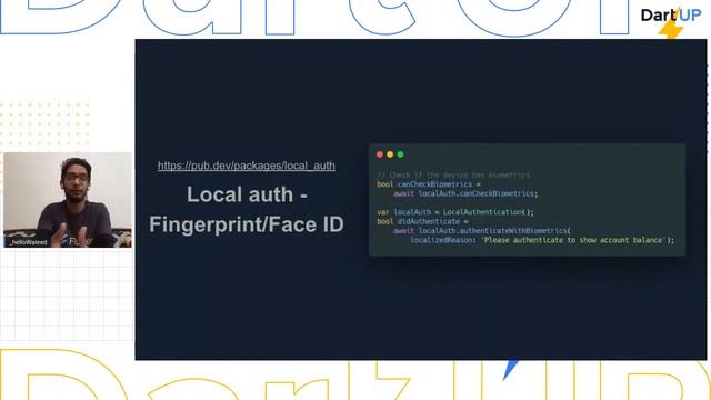 How to build secure application from in Flutter — Waleed Arshad, VentureDive смотреть онлайн