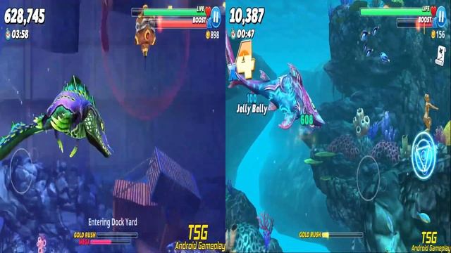 Hungry Shark World - NEW UPDATE - Dark Magic Shark - BALDR VS DRACO - Android Gameplay [FHD] смотреть онлайн