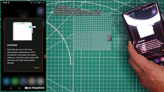 cara mengetahui kecepatan kartu microSD pada android смотреть онлайн